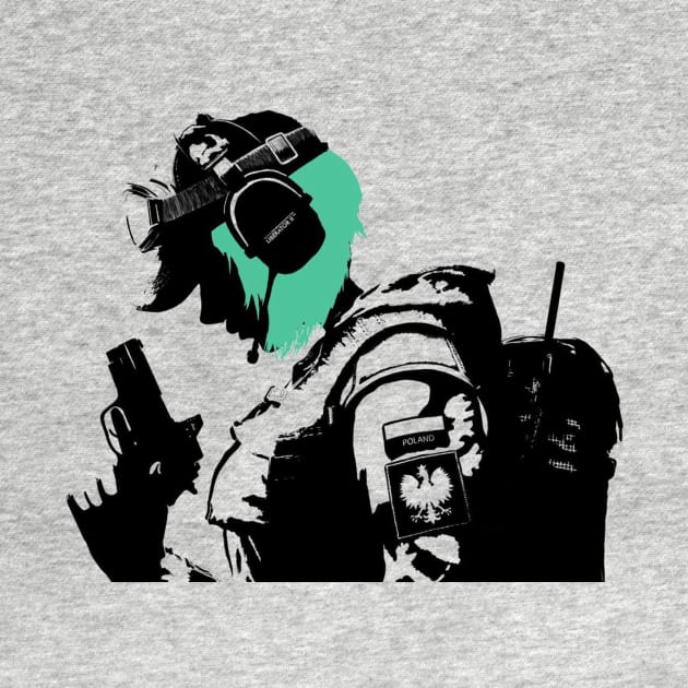 Rainbow Six Siege Ela T-Shirt by Donut